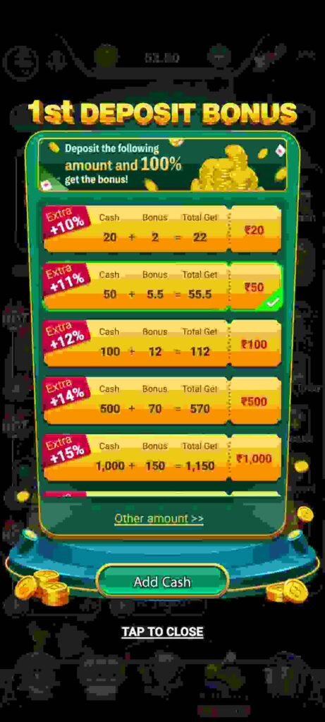 How to Add Cash in Top Rummy APK Game?